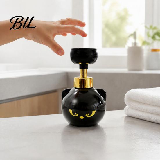 Easy to Clean Soap Container Cute Cat Paw Foam Dispenser, Refillable Foaming Hand Pump Gift for Lovers Bottle Bathroom Countertop, Reusable