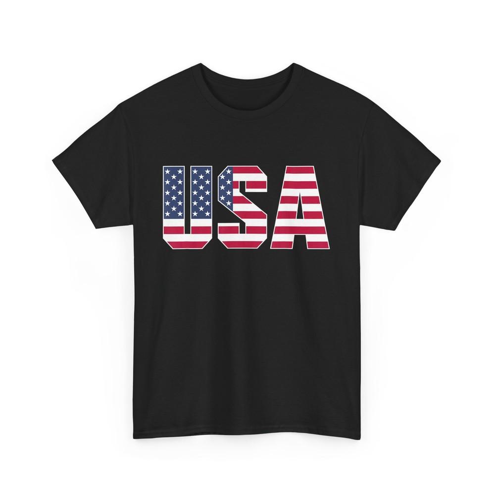 Патриотическая футболка с национальным флагом США для женщин и мужчин на 4 июля