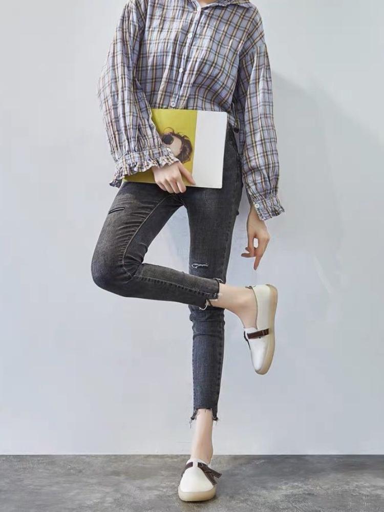 Женская обувь с круглым носком, белые женские туфли на высокой платформе с бантом, тенденции 2024 года, стильные, роскошные, осенние новинки 39