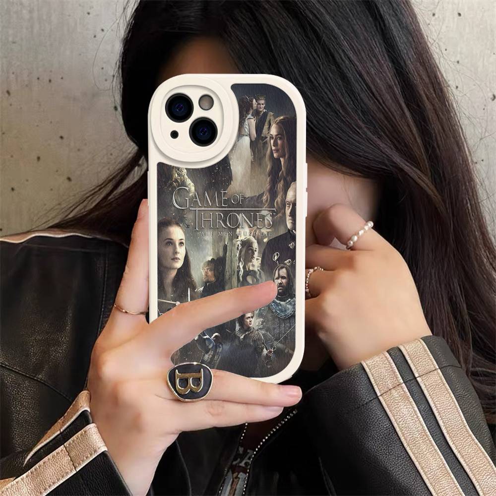 Film G-Game Of T-Thrones Leather Phone Case For IPhone 16 15 14 17 Pro Max 11 12 Mini Plus Soft Shell