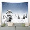 Home Christmas Tapestry Santa Claus Snowman Christmas Tree Holidays Living Room Bedroom Dormitory Room Tapestry