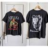Винтажная футболка Nirvana с принтом Курта Кобейна, унисекс
