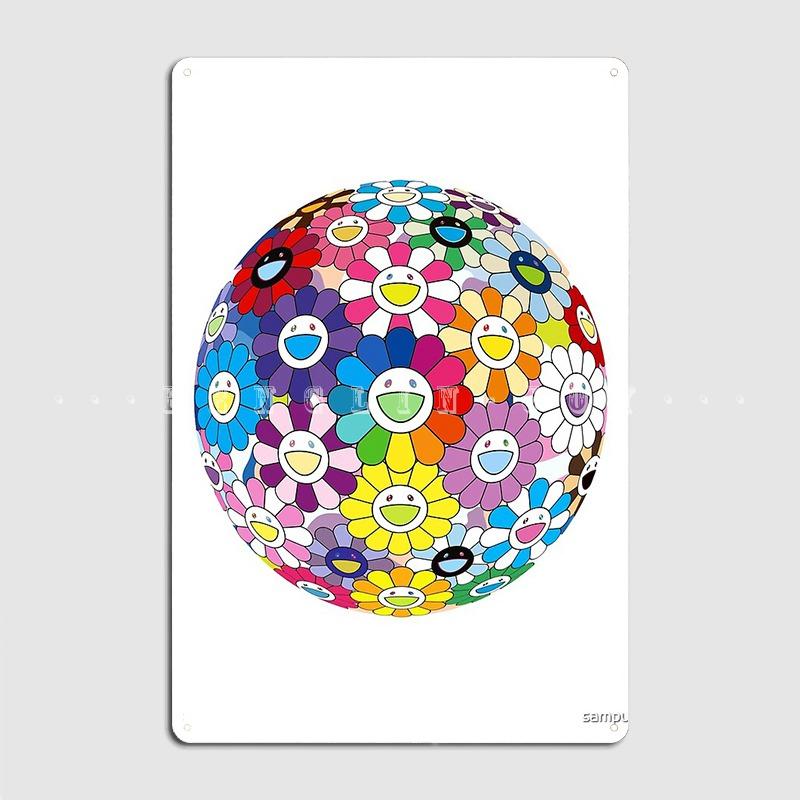 Металлическая табличка Flowerball Паб Гостиная Индивидуальный настенный декор Жестяная табличка Постер