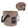 Collapsible Bucket 10L High Temperature Resistant Portable Folding Water Bucket with Handle for Camping Fishing Picnic