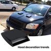 Car Hood Decorative Air Outlet Trim Easy Install Simulation Bonnet Vent Cover Heat-Resistant