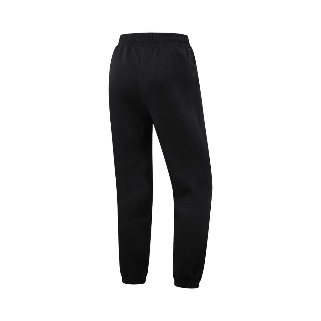 Спортивные брюки Li Ning серии Fitness свободного кроя с логотипом, прострочкой, женские, AKLW050-1