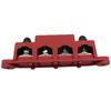 1pc Red M8 5/16" 4 Stud Power Distribution Block For Automobile RV Boat Yacht