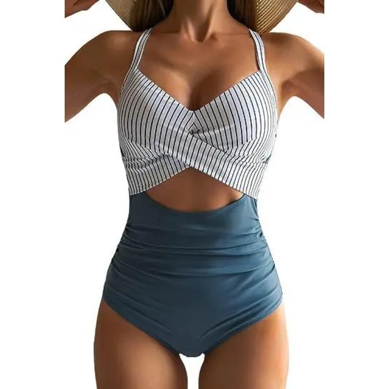 Леопардовый слитный купальник 2026 Новый с завязками на шее Push Up Купальники Женский купальник Купальный костюм Пляжная одежда Монокини Женские купальные костюмы
