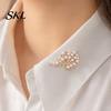 Long-lasting Brooch Pin, 3D Swan Design with Imitation Pearls, Anti-oxidation Anti-Oxidation Electroplated Finish Versatile Accessory for Coats Shirts