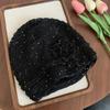 Вязаная крючком шапка с пайетками ручной работы, полая шапка-бини, шапка с цветком, вязаные шапки, для улицы