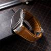 Кожаный ремешок для Apple Watch Ultra 3 2 49 мм Серии 11 10 46 мм Бизнес-мужской ремешок для iWatch 9 8 7 45 мм 6 5 4 Se 3 44 мм Браслет