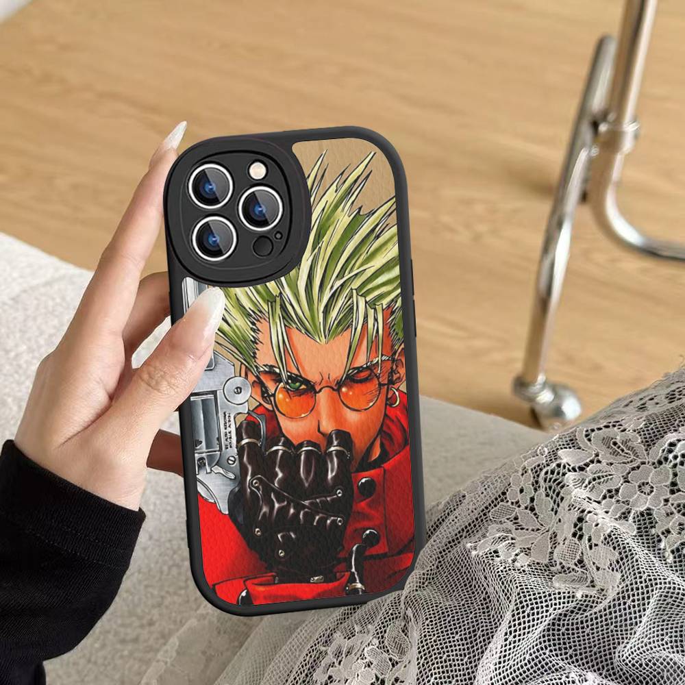 Классический Аниме Т-ТриггунS Кожаный Чехол Для Телефона Для IPhone 16 15 14 17 Pro Max 11 12 Mini Plus Мягкий Чехол