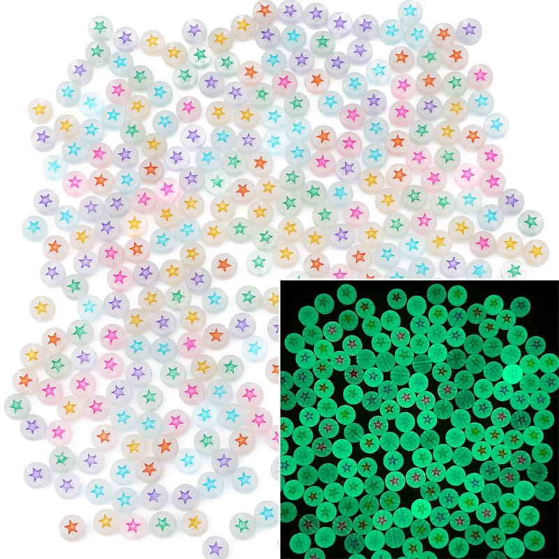 Бусины ручной работы 4*7мм Акриловые россыпные бусины Бусины с алфавитом Плоские бусины Ручная работа DIY Детское раннее образование Изготовление бижутерии Аксессуары Браслет