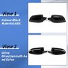 Rearview Mirror Covers for Left-Hand Drive BMW 3, 5, 7, 8 Series G20 G21 G28 320d 330e (1 Pair)