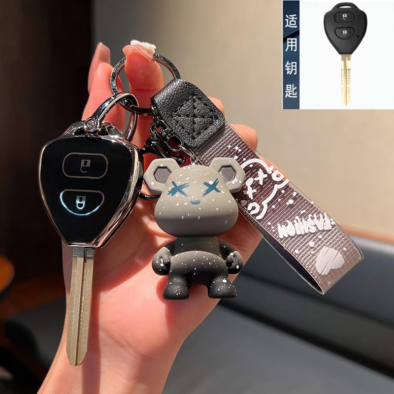 Чехол из ТПУ для автомобильного ключа для старой Toyota Corolla 09/10/11 RAV4 Camry Mark X с прямой кнопкой