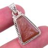 Подвеска из натурального кварца Angel Hair Gemstone из стерлингового серебра 925 пробы 1,25'' j6r33