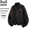 Mao Ren Men's Stand Collar Loose Casual Jacket