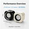 Mini Desktop Computer Speakers USB Dual Bass Cannon Home Use Stereo Surround Sound Quality Compact Soundbox for PCs