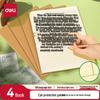 Deli Eye-Protective Student Notebooks (4-Pack)