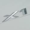 3D ABS Chrome Black Logo X1 Emblem Letters Nameplate Sticker Car Rear Trunk Badge For BMW X1 E84 F48 U11 Styling Accessories uo2