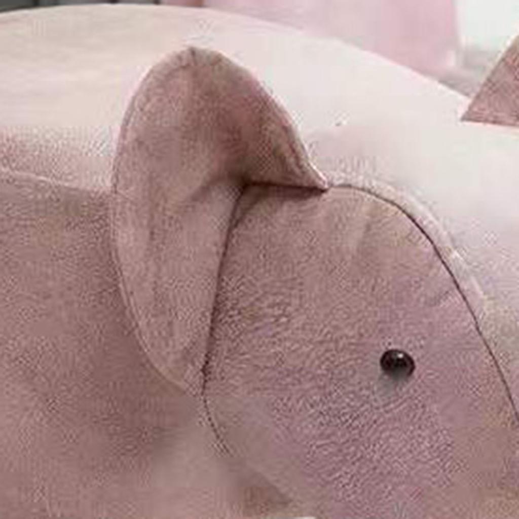 Подставки для ног в виде животных, многоцелевая милая мультяшная маленькая скамейка в виде животных для домашнего детского сада, розового цвета