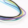 10 Colors 5M Flat Faux Suede 2.5mm Width Korean Velvet Leather Cord Rope String for Jewelry Making