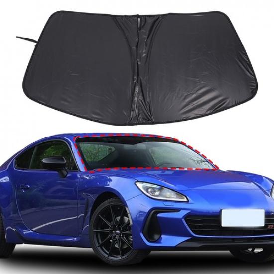 Черный чехол-солнцезащита на лобовое стекло для Subaru BRZ/Toyota 86 2012-2025
