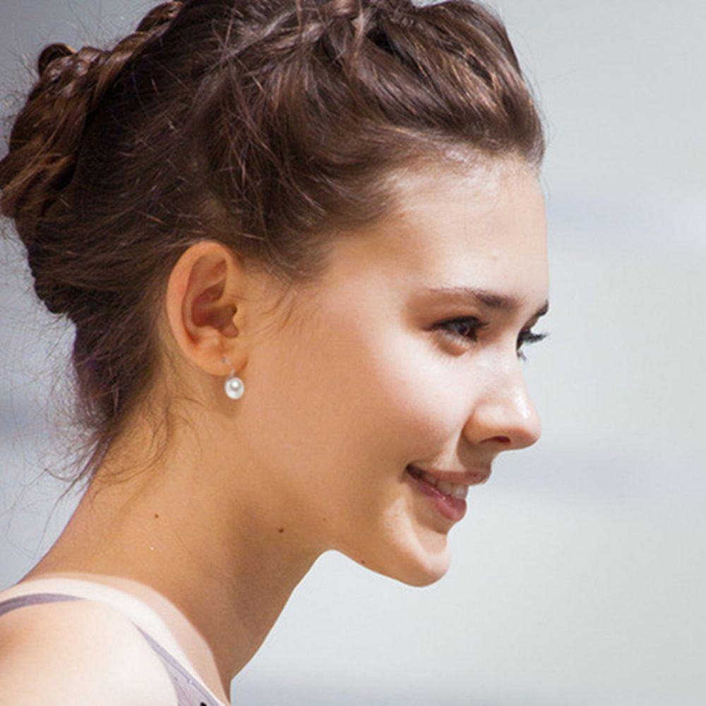 Ювелирное украшение Аксессуар Серьги Аксессуары Кристалл Страз Жемчуг Серьги Элегантные Женские Серьги-пусеты