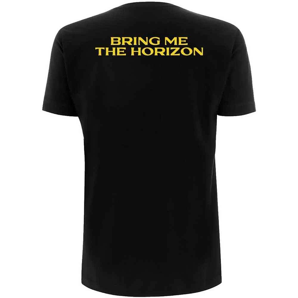 Bring Me The Horizon T Shirt Spray Hex Band Logo new Official Mens Black