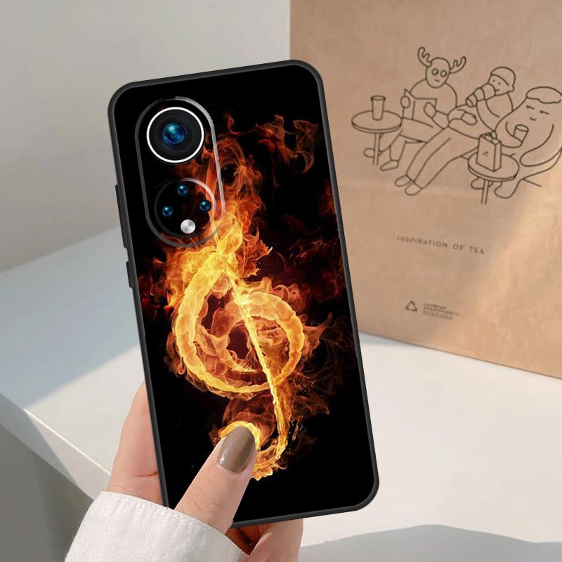 Музыкальная нота Музыкальный скрипичный ключ Для Honor Magic 8 Pro 7 6 5 Lite Чехол Для Honor Win RT 200 400 50 70 90 X8b X9a X9b X9c X9d