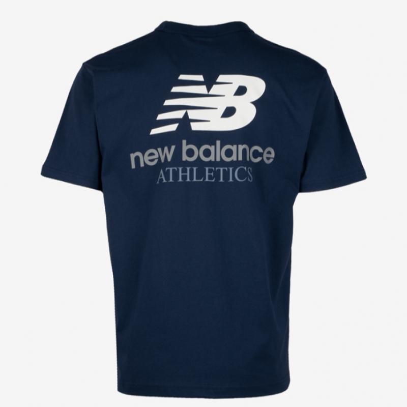 New Balance Galleria New Balance футболка с коротким рукавом Athletics Remastered Navy S50159