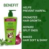 SESA Ayurvedic Anti Hairfall Shampoo For Dry Frizzy Hair 500ml | Paraben-Free Herbal Cleanser For Split Ends & Stronger Roots
