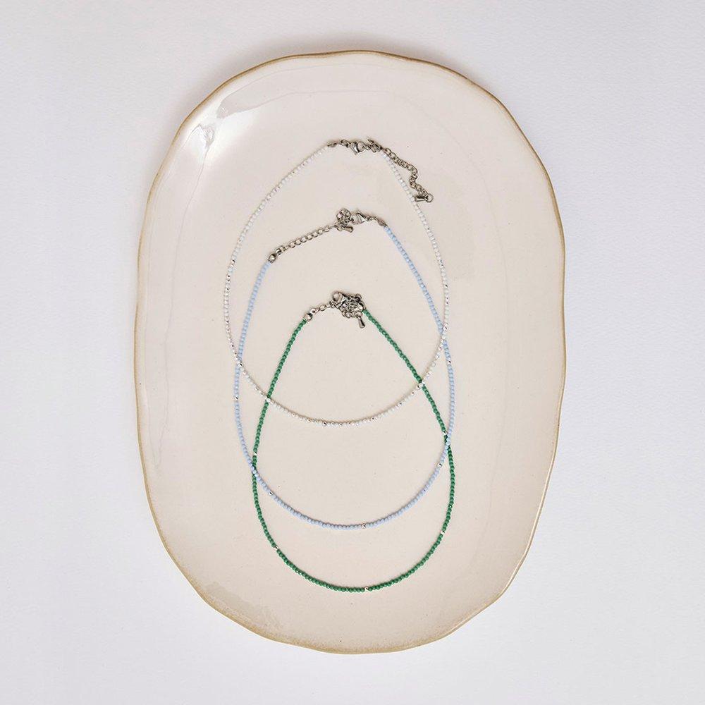 Красочное ожерелье из бисера