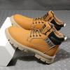 Fashion Platform Non Slip Male Shoes Lace Up Classic Fashion Men's Boots In Promotion Footwear Low Price Size 45 Cheap Hot Selling Retro
