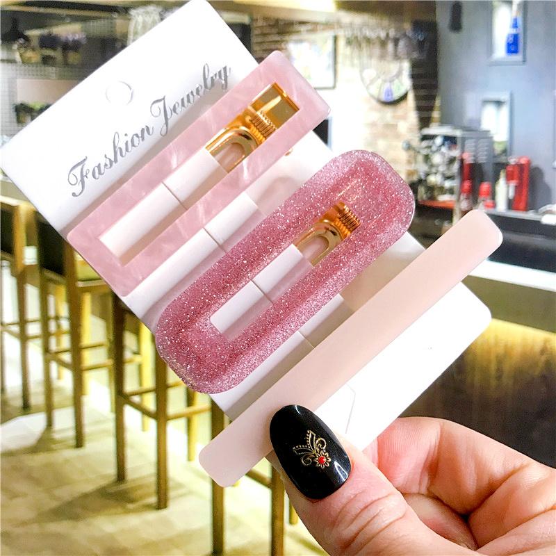 Корейский модный красочный ацетатный комплект из 3 шт./компл., набор заколок для волос, шпилька для женщин и девочек, заколки, аксессуары, ювелирные изделия, заколка для волос, головной убор