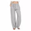 2024 Women's Casual Summer Wide-Leg Drawstring Pants with Pockets