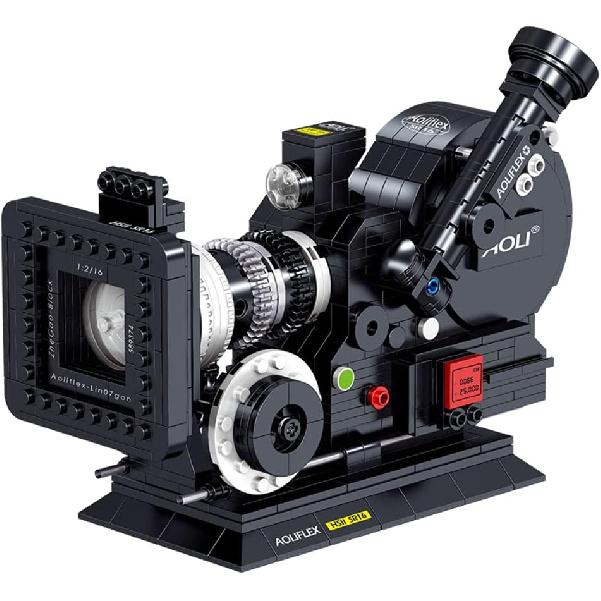 NC Uvini Конструктор Камера, DIY STEM Игрушки, Набор строительных блоков Лучший подарок для взрослых, подростков, Коллекционная модель Старомодная ретро-камера