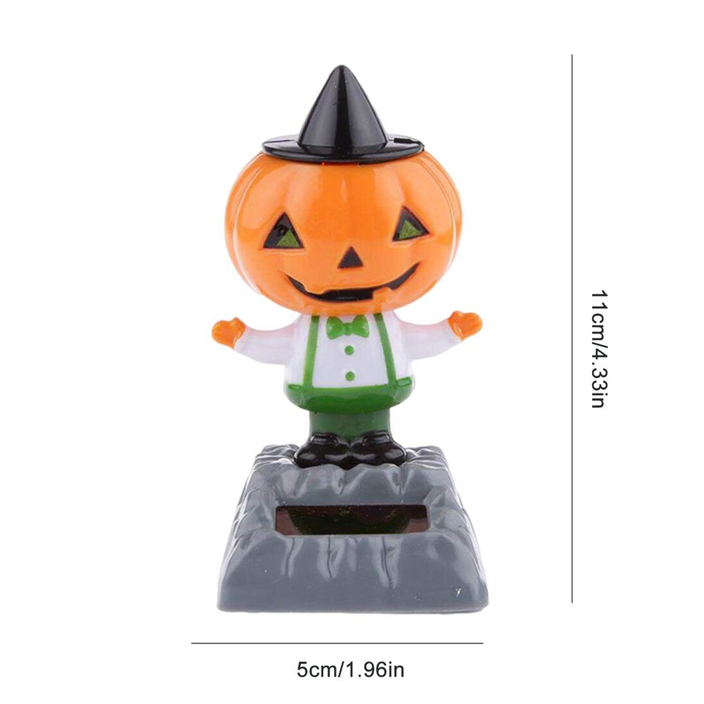 Cool Car Dashboard Decoration Pendants Halloween Solar Innovative Swing Doll Ornament Creative Styling Auto Interior Accessory