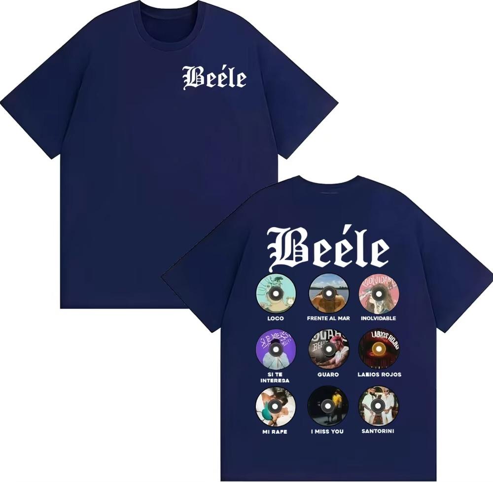 Rapper BEELEs Music Album 2026 Spring summer Graphic Tshirt Fashionable Hiphop Summer Print Pure Cotton Casual Tshirt