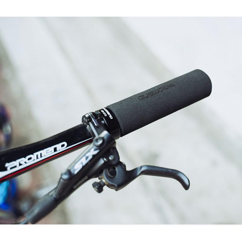 GR-513 Mountain Bike Foam Handlebar Grips With Single-Side Locking Ring Anti-Slip Sweat-Absorbent Bicycle Accessories