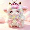 Vinyl Sheep Keychain Pendant Bag Charm Anime Gifts Keychain Cartoon Goats Keyring Hanging Pendant Birthday Christmas Gifts