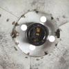 Wall Lamp Industrial Style Silver 45 x 25 cm E27