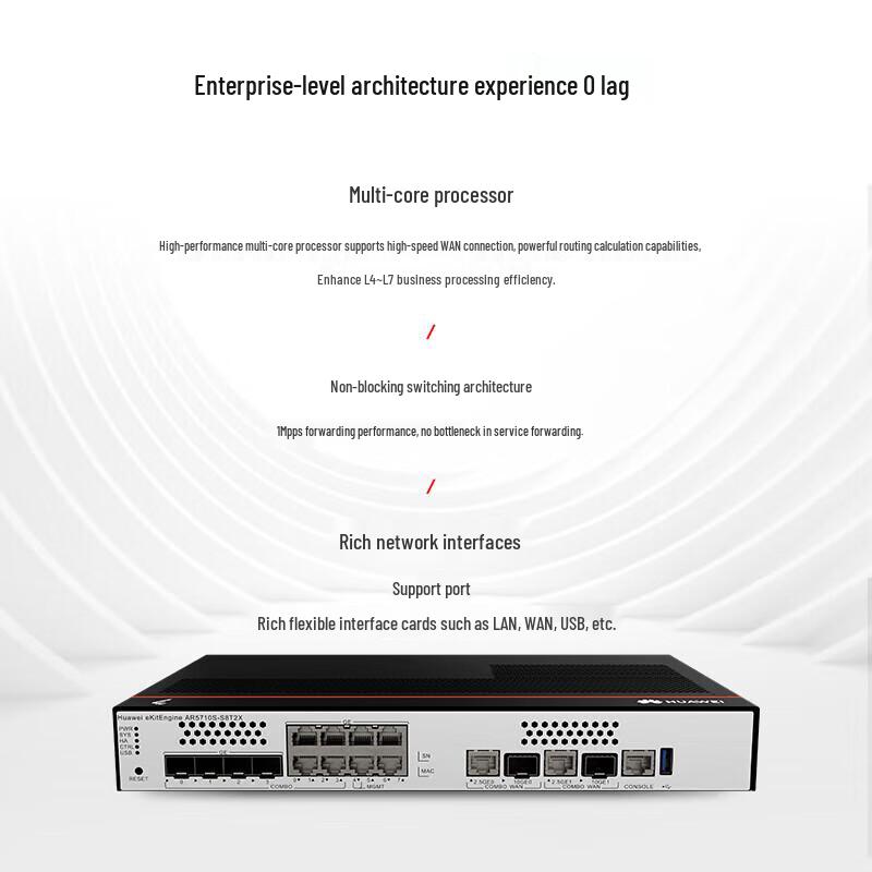 Huawei Kunling AR5710S-S8T2X Enterprise 10G Router