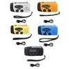 Solar Emergency Radio Hand Crank Portable NOAA Weather Radio with AM FM LED Lights SOS Alarm Cell Ph