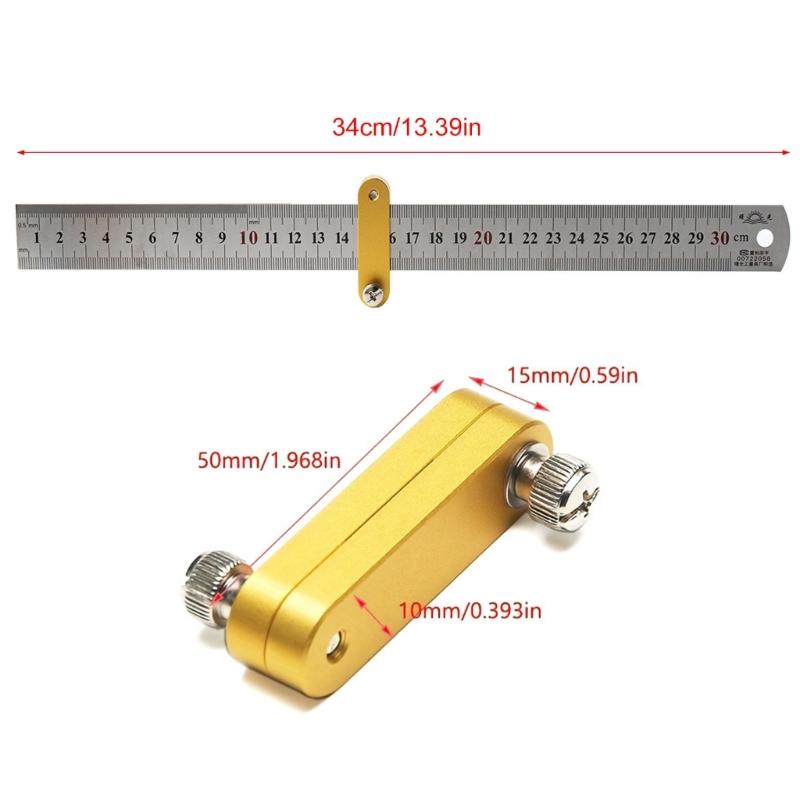 Drilling Positioning Ruler Measuring Ruler Woodworking Ruler Cabinet Hole Drilling Template for Cabinet Hole Drilling