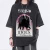Горячая Распродажа Рокер Yungblud IDOLS Мировой Тур Стиранные Винтажные Футболки Мужские Женские Мода Хип-Хоп Рок Футболки с Коротким Рукавом