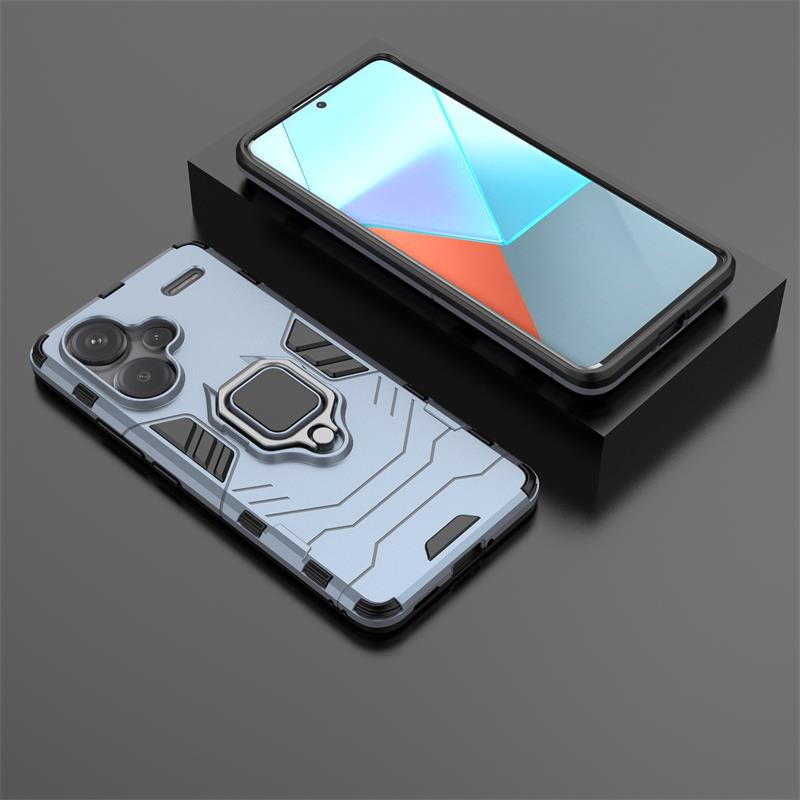For Xiaomi Redmi Note 13 Pro 5G Case Shockproof Armor Magnetic Kickstand Ring Phoen Case For Redmi Note 13 Pro + Plus Back Cover