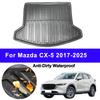 Автомобильный задний коврик-поддон в багажник для Mazda CX-5 2017 - 2024 2025 CX5, противогрязевая, водонепроницаемая накладка 2023 2022