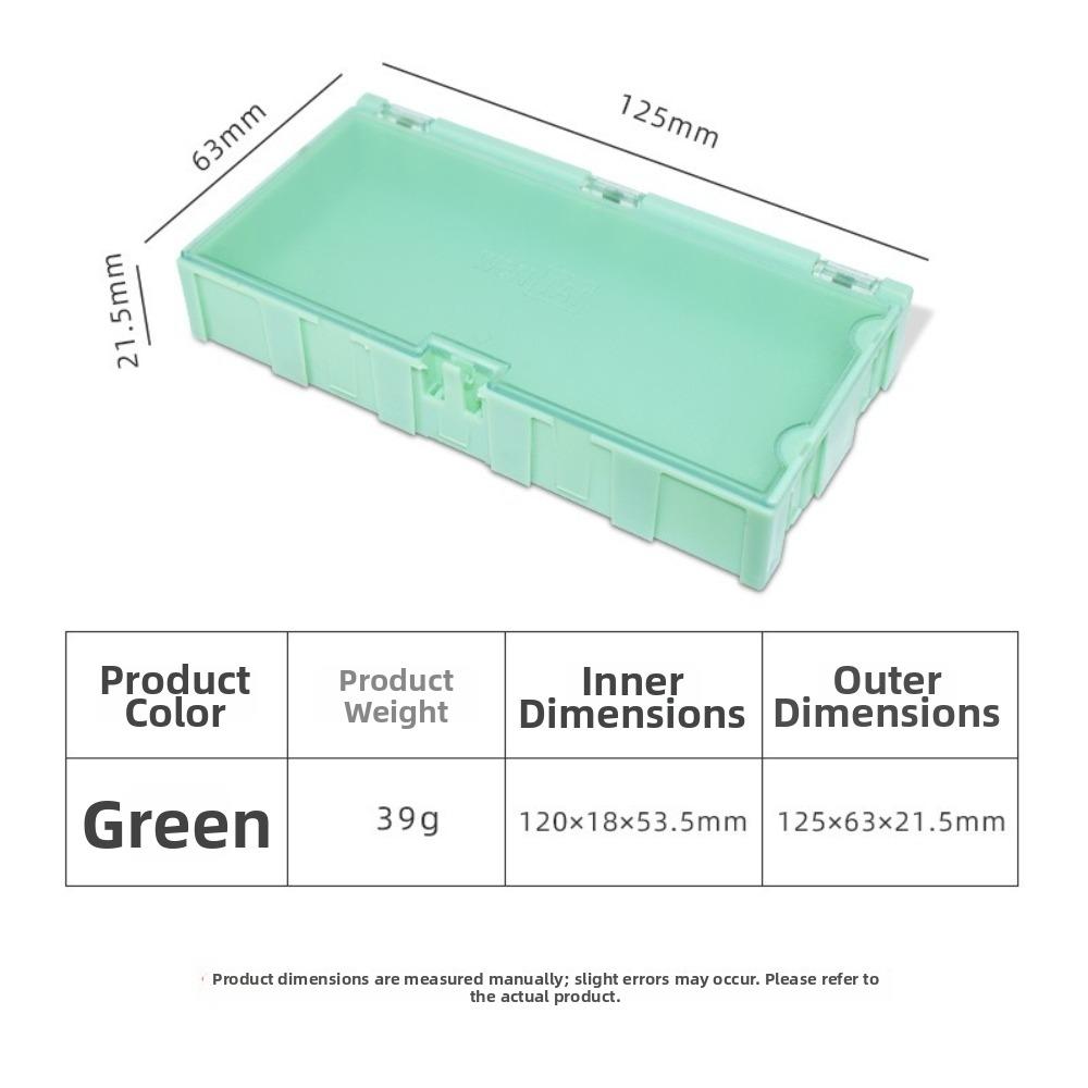 Multi-purpose Small Parts Organizer Stackable Resistance Storage Box For DIY Electronics