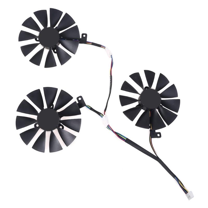 Новый 88-мм вентилятор охлаждения графического процессора T129215SH для C 12 В 0,30 А для ASUS OG-STRIX- TX2080ti 2080 TX2070 TX2060 s Card Fa